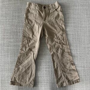 Cherokee Tan Casual khaki Bottoms Flare Fit